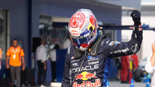 Première pole pour Max Verstappen