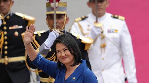 Keiko Fujimori investie présidente du Pérou