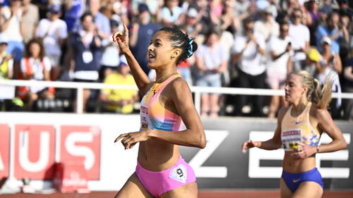 Audrey Werro signe le 3e temps de l'histoire: 1'53''98 sur 800 m
