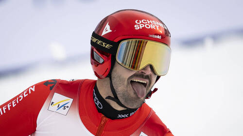 Meillard et Odermatt sur le podium, derrière Braathen