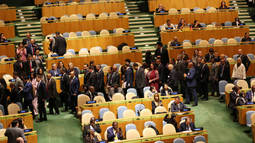 ONU:des diplomates quittent la salle avant le discours de Netanyahu
