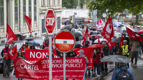 Fonctionnaires genevois: troisième jour de grève et de manif