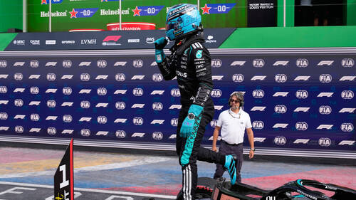 Russell décroche la pole du sprint à Zandvoort