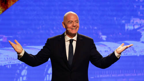 "L'Iran sera à la Coupe du monde aux Etats-Unis", annonce Infantino