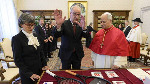 Guy Parmelin rencontre le pape Léon XIV