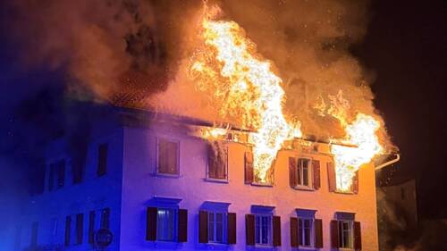 Une personne en détention après l'incendie meurtrier de Thusis (GR)