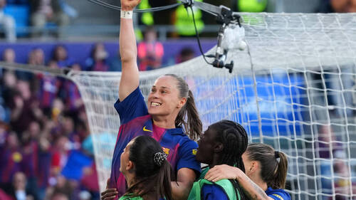 Sydney Schertenleib remporte la Ligue des champions avec le Barça