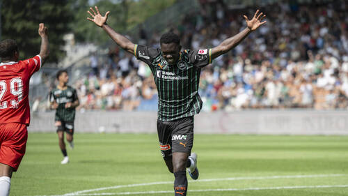 Enoch Owusi donne la victoire au FC Saint-Gall