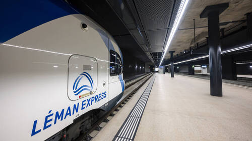 Nouvelle offre nocturne du Léman Express lancée en musique