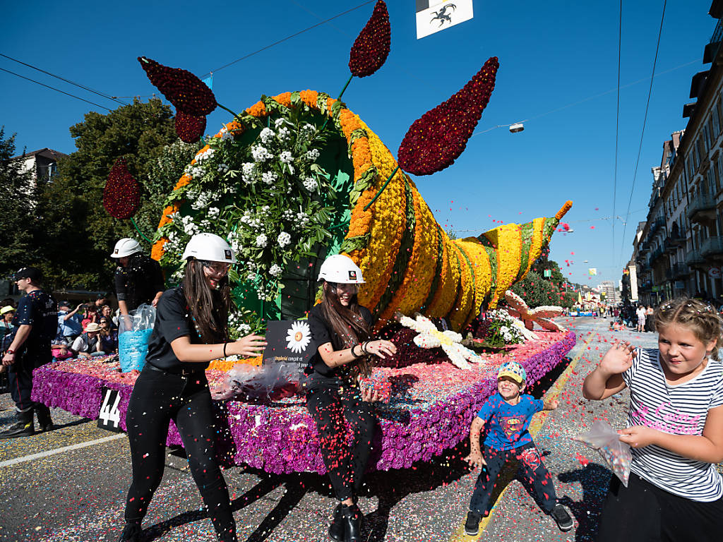 Fête des vendanges début de la 95e édition à Neuchâtel