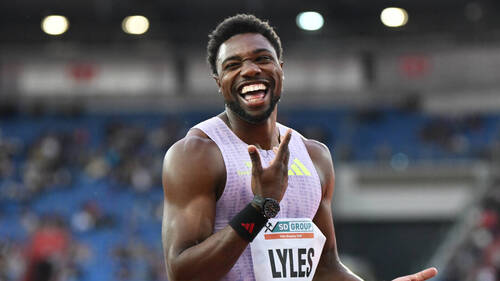Lyles claque 9''79 sur 100 m, son meilleur temps