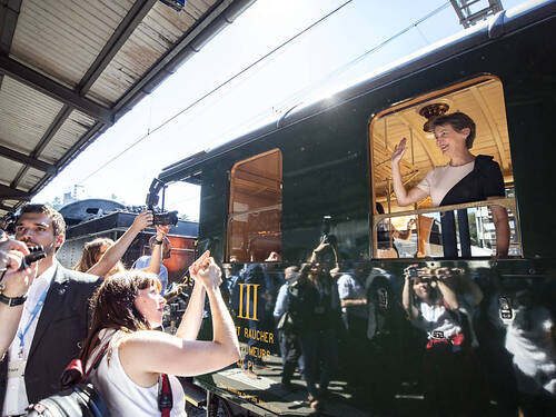 Commémoration officielle des 175 ans du chemin de fer en Suisse