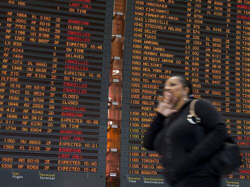 Grève en France: jusqu'à 75% de vols annulés