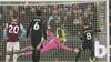 Arsenal marque cinq buts en une mi-temps