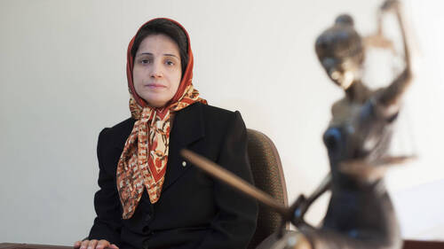 L'Iranienne Nasrin Sotoudeh remporte le prix Havel