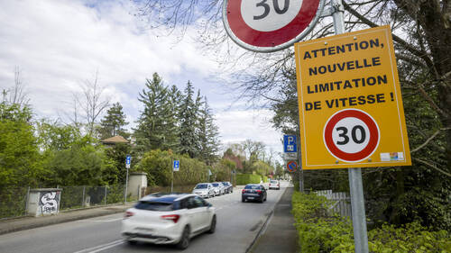 Genève: dépôt du référendum "non au 50 km/h imposé"