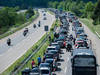 Les retours du sud créent des bouchons au Gothard