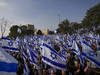 Marée bleu-blanc à Jérusalem contre la réforme de la justice