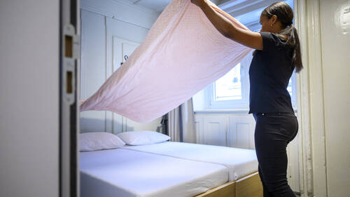 Baisse de fréquentation dans les hôtels suisses en mai