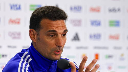 Scaloni: "Avec la VAR, il est difficile de parler de favoritisme"