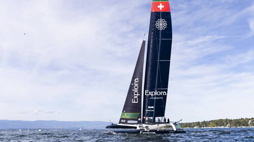 Les Suisses au pied du podium au SailGP de Genève
