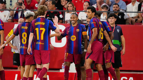 Le Barça gagne encore, avec un triplé de Raphinha