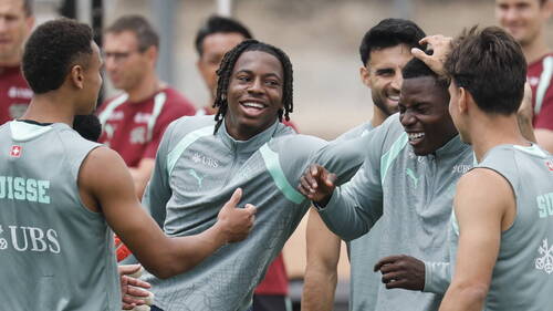 Entraînement au complet pour l'équipe de Suisse à San Diego