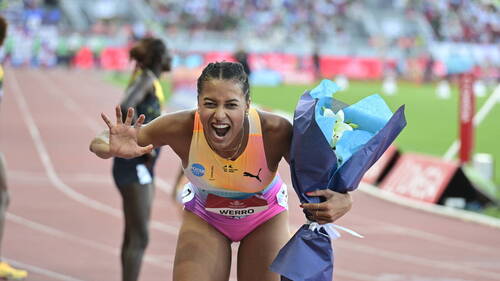 Audrey Werro signe le 3e temps de l'histoire: 1'53''98 sur 800 m