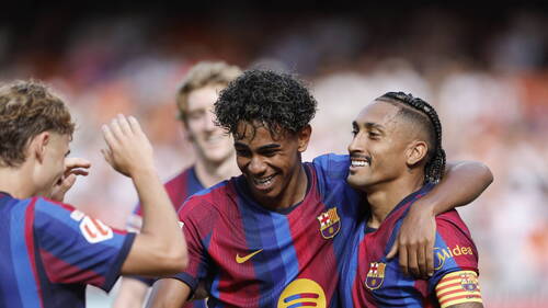 Barcelone écrase Valence avec un nouveau doublé de Yamal