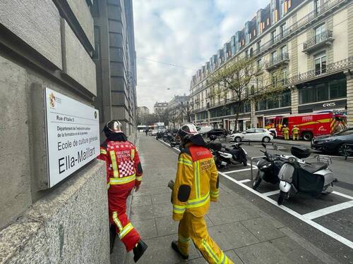 Incendie Secours Genève