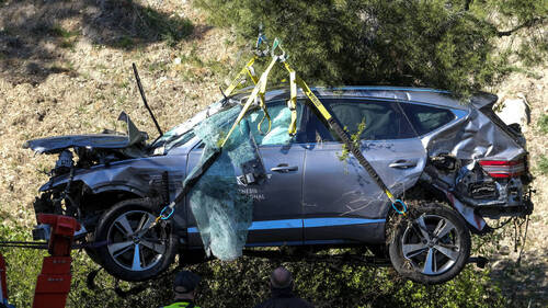 Tiger Woods de nouveau impliqué dans un accident de la circulation