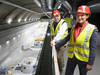 Simonetta Sommaruga en visite à la centrale de Nant de Drance (VS)