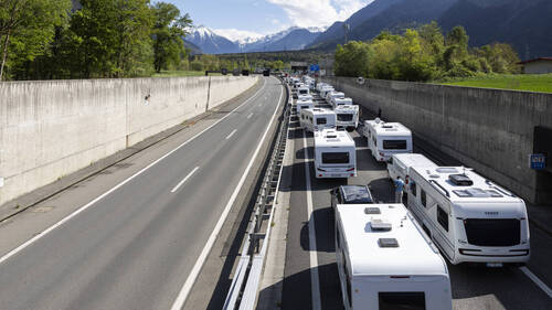 Valais: une seule aire d'accueil de transit pour les gens du voyage