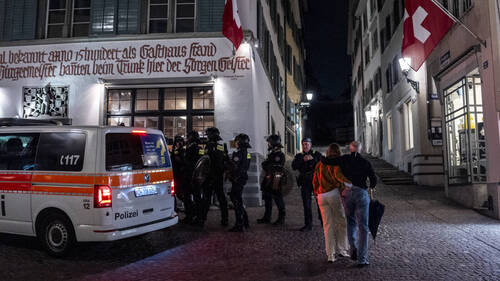 Des militants occupent le Lindenhof à Zurich
