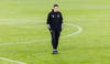 Rene Weiler, coach of Servette FC, walks on the pitch, during a training session of the team Servette FC on day before the UEFA Europa League group G soccer match between Cezch's Slavia Praha and Switzerland's Servette FC, at the Fortuna arena in Prague, Czech Republic, Wednesday, December 13, 2023. (KEYSTONE/Salvatore Di Nolfi)