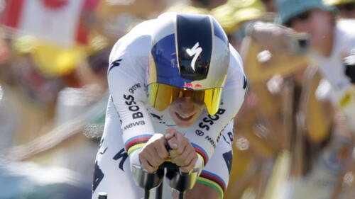 Evenepoel bat à nouveau Pogacar, Voisard 10e du général