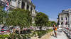 Une nouvelle esplanade végétalisée à la place de Neuve