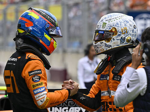 F1: les deux McLaren partiront devant Verstappen