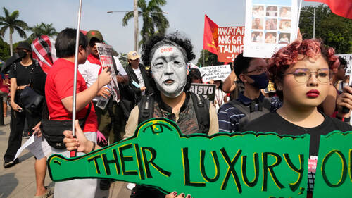 Manille: manifestation en plein scandale des projets fictifs