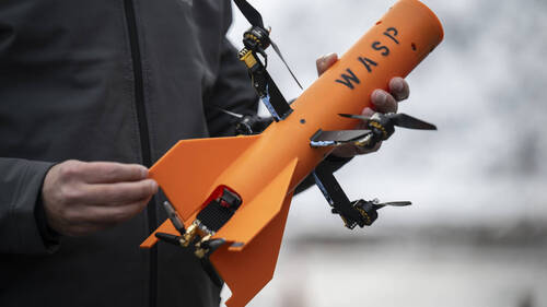 Simulation d'attaque de drone à Hinterrhein dans les Grisons