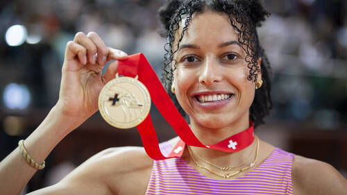 Audrey Werro comme à la parade