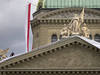L'oeuvre d'art "Tilo" inaugurée sur le tympan du Palais fédéral