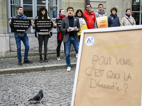 Vaud: Ag!ssons lance deux initiatives sur le thème de la démocratie