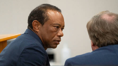 Tiger Woods plaide coupable de conduite dangereuse