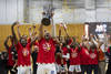 KEYPIX - SCHWEIZ BASKETBALL PLAYOFF FINAL GENF FRIBOURG