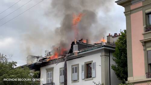 Incendie au Boulevard des Tranchées