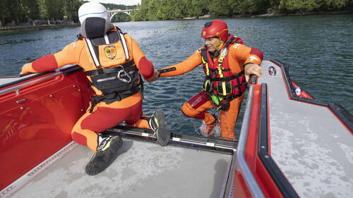 Le SIS porte plainte à Genève après le vol d'un bateau de secours