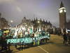 Nuit de "carnaval" à Londres en soutien à Julian Assange