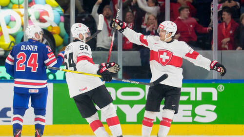 Débuts parfaits pour la Suisse, qui bat les Etats-Unis