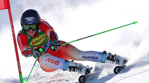 Géant dames: Rast 3e de la première manche